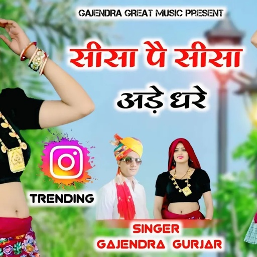 सीसा पै सीसा अड़े धरे फिर फिर के मोहड़ो देखे । instagram trending song || Gajendra gurjar #viralsong