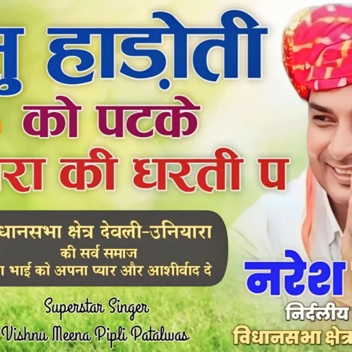 आंसु हाड़ोती को पटके उनियारा की धरती प || Vishnu Meena Pipli Patalwas || Naresh Meena Song's 2024