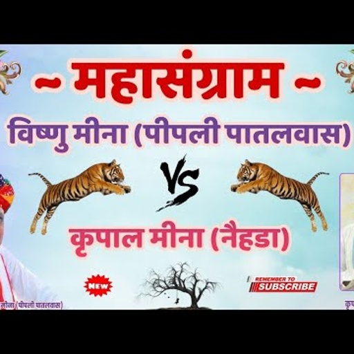 विष्णु मीना & कृपाल मीना के बीच महासंग्राम II Vishnu Meena Pipli Patalwas II कम्पीटिशन ढांचा